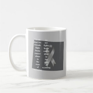 Mug Sensibilisation au cancer du cerveau dans le Wyomi