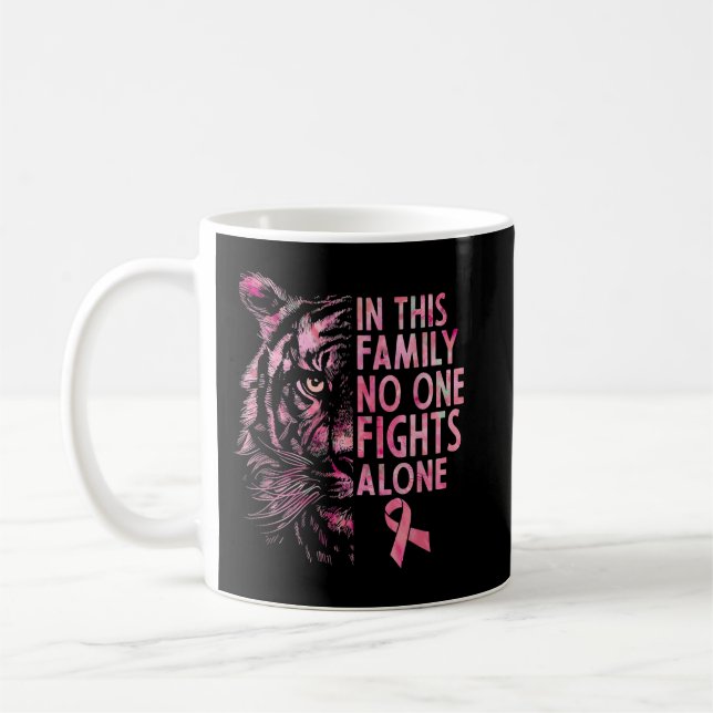 Mug Sensibilisation au cancer du sein 2022 Tiger Famil (Gauche)