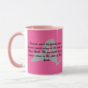 Mug Sensibilisation au cancer du sein à New York