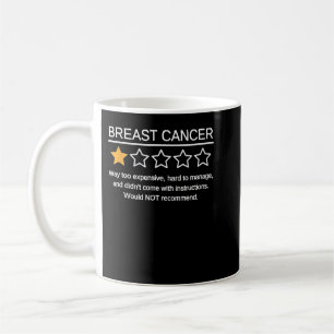 Mug Sensibilisation au cancer du sein amusant 1 étoile