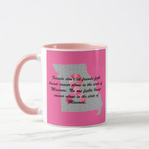 Mug Sensibilisation au cancer du sein dans le Missouri