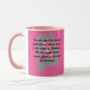 Mug Sensibilisation au cancer du sein en Alabama
