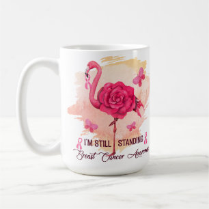 MUG SENSIBILISATION AU CANCER DU SEIN FLAMANT ROSE ROS