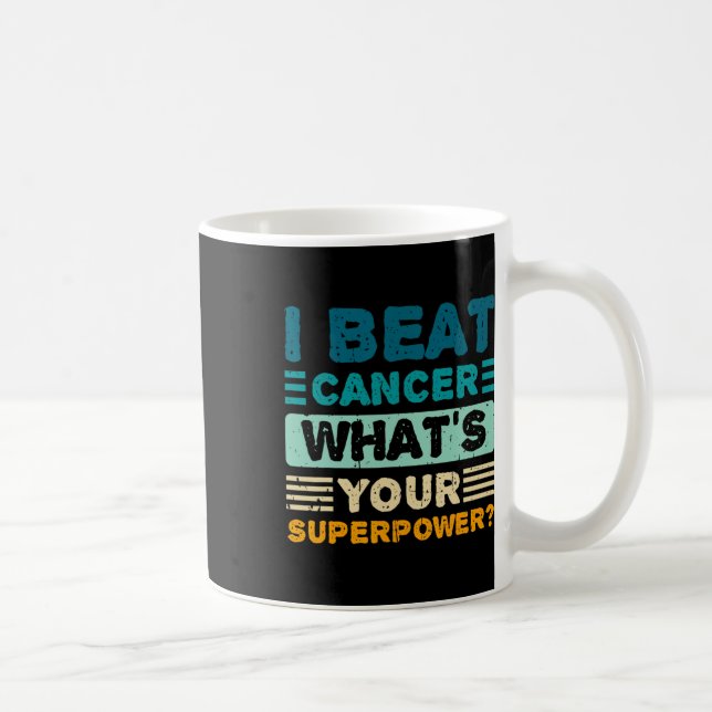 Mug Sensibilisation au cancer du sein Je bat le cancer (Droite)