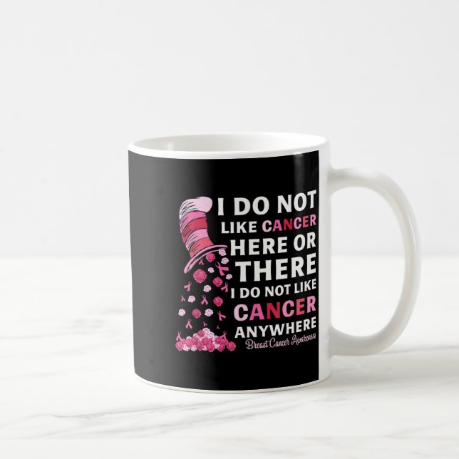Mug Sensibilisation au cancer du sein Je n'aime pas le (Droite)