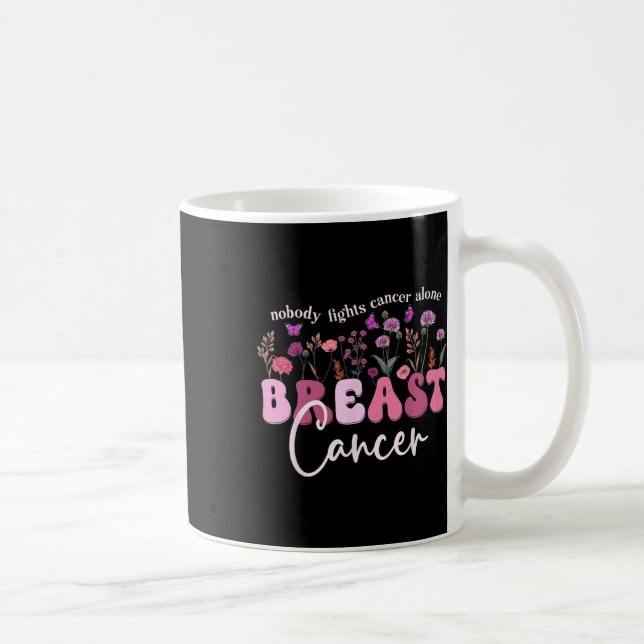 Mug Sensibilisation au cancer du sein Mère Soutien Can (Droite)