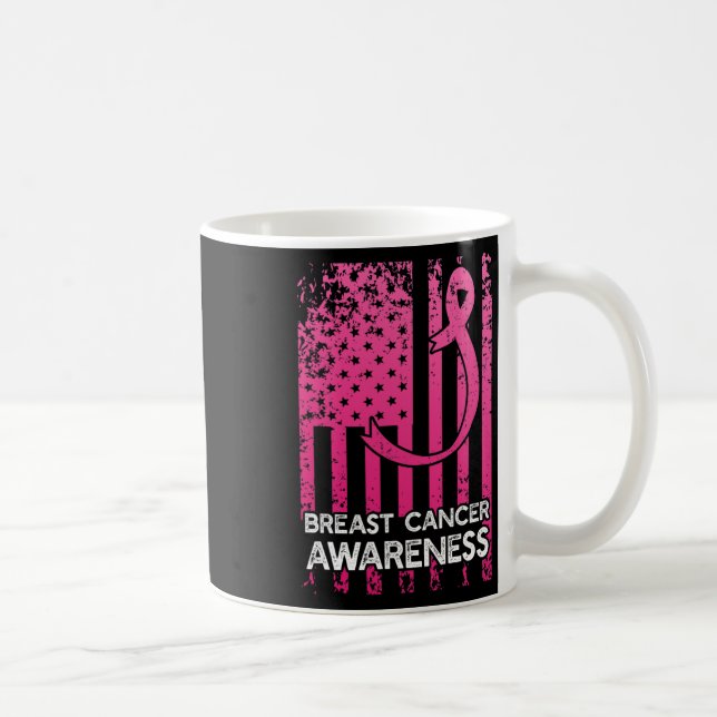 Mug Sensibilisation au cancer du sein Nous aider Survi (Droite)
