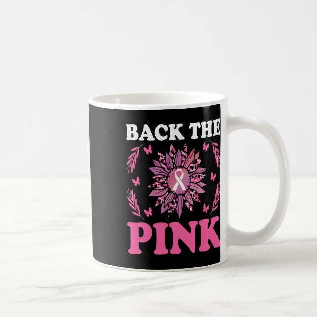 Mug Sensibilisation au cancer du sein rose M (Droite)