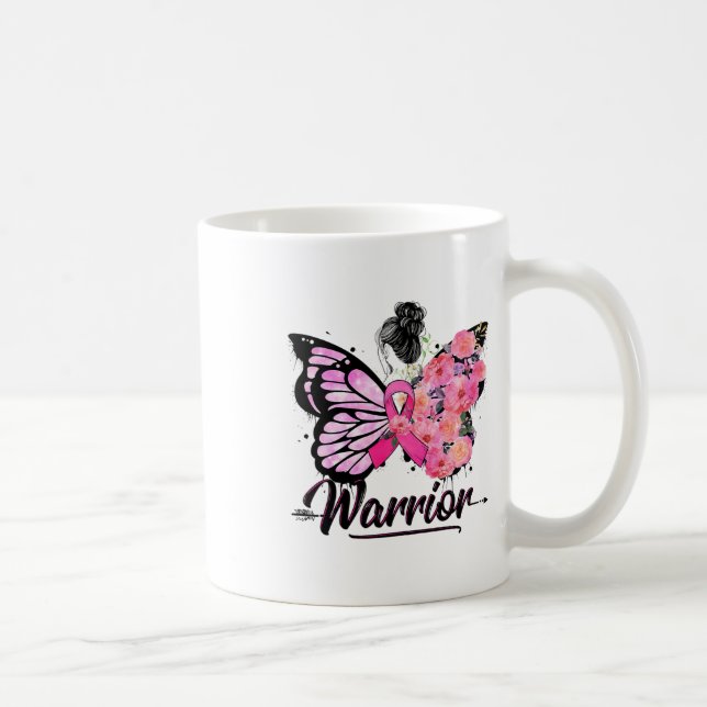 Mug Sensibilisation au cancer du sein Rubans roses Pap (Droite)