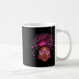 Mug Sensibilisation au cancer du sein Survivante Black