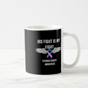 Mug Sensibilisation au cancer - Pink Turquoise Blue Ri