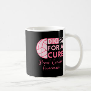 Mug Sensibilisation Au Cancer Tirer Pour Un Volley-Bal