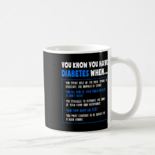 Mug Sensibilisation au diabète Diabète Type 1 Jeu De P