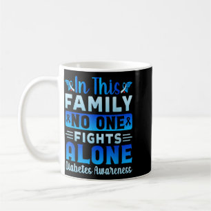 Mug Sensibilisation au diabète Famille Hommes Femmes D