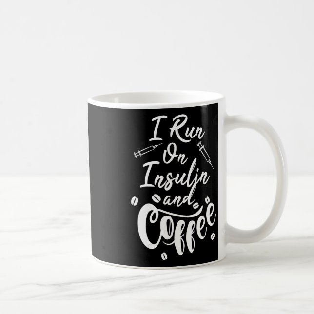 Mug Sensibilisation Au Diabète Je Fonctionne Sur L'Ins (Droite)
