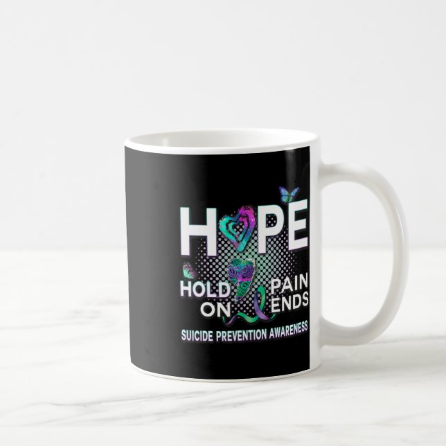 Mug Sensibilisation au suicide Acronyme de l'espoir Ma (Droite)