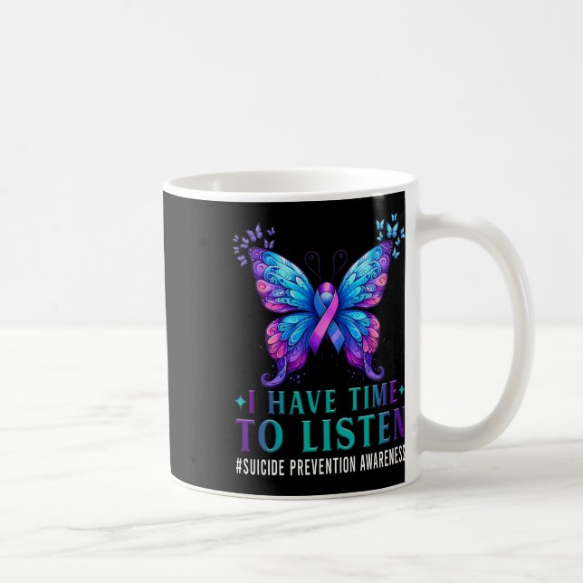 Mug Sensibilisation Au Suicide J'Ai Le Temps D'Écouter (Droite)