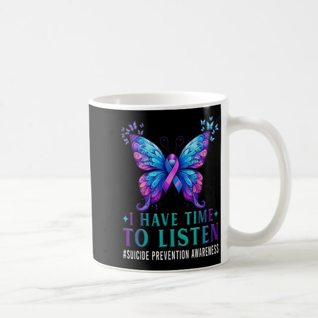 Mug Sensibilisation au suicide J'ai le temps d'écouter (Droite)