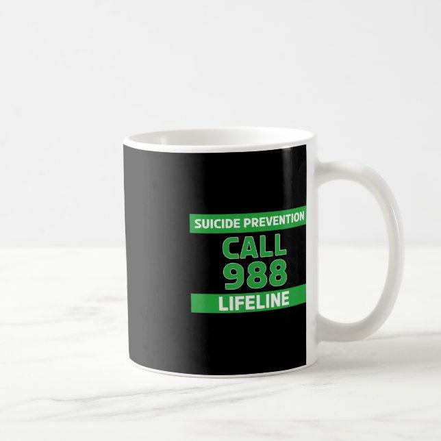 Mug Sensibilisation au suicide - Prévention Lifeline 9 (Droite)