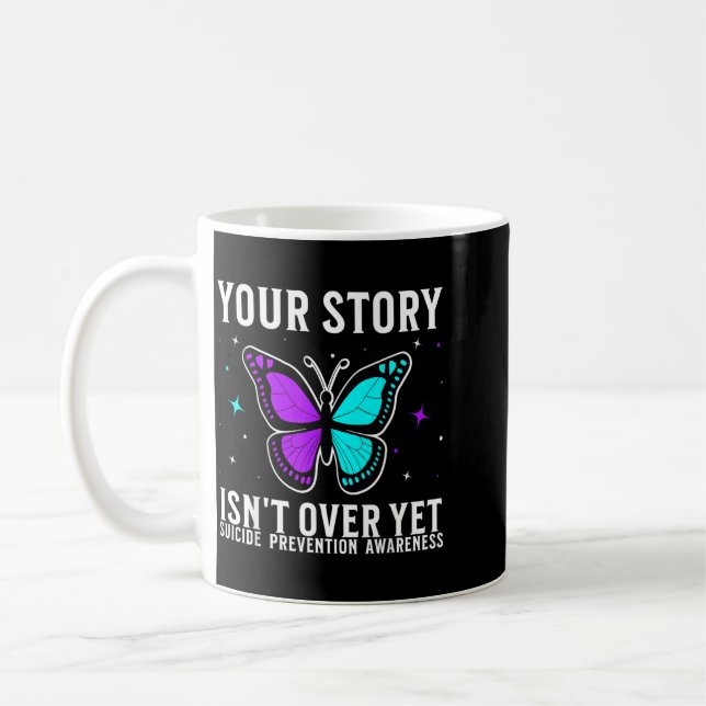 Mug Sensibilisation au suicide Soutien Prévention du s (Gauche)