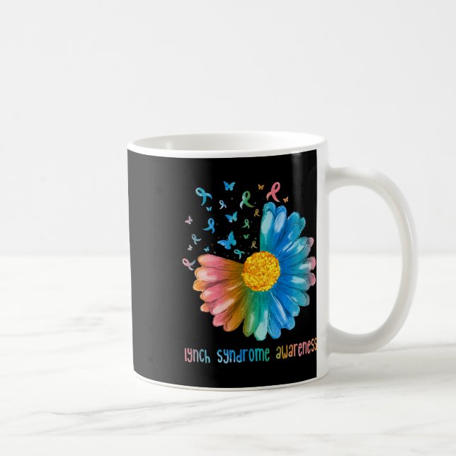 Mug Sensibilisation au syndrome de Lynch Papillon Dais (Droite)