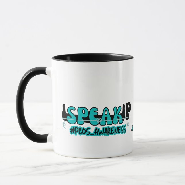 Mug Sensibilisation au syndrome d'ovulation polykystiq (Gauche)