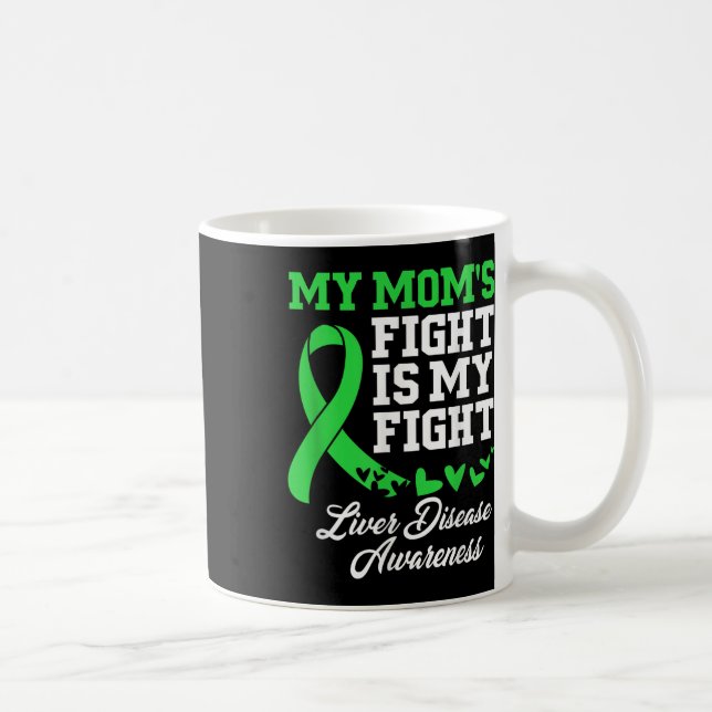 Mug Sensibilisation aux maladies du foie Mon combat de (Droite)