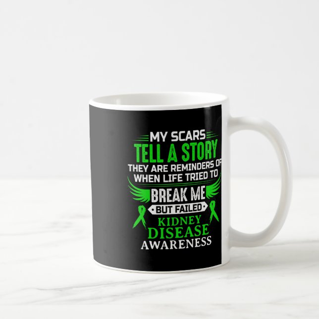 Mug Sensibilisation aux maladies du rein Survivant Gre (Droite)