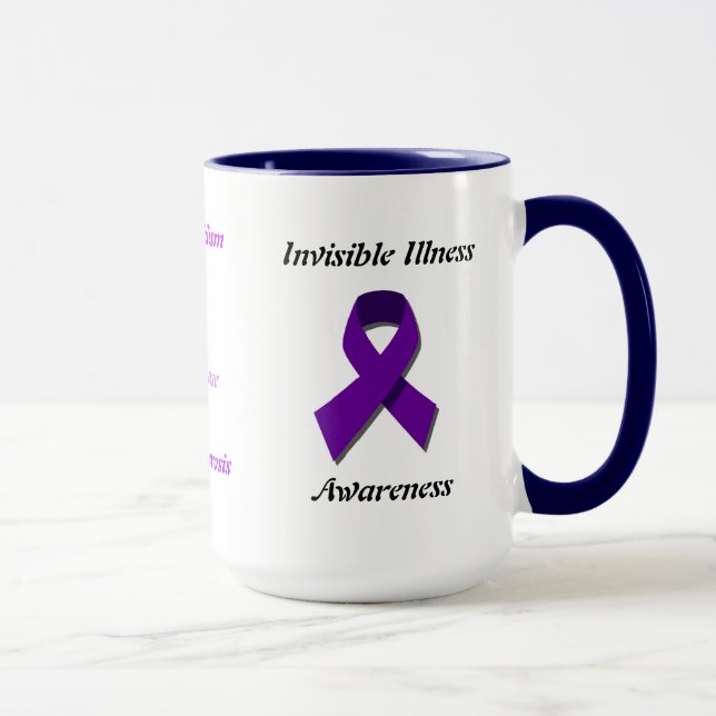 Mug Sensibilisation aux maladies invisibles (Droite)