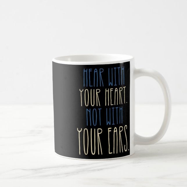 Mug Sensibilisation des sourds Langue Surdité Handicap (Droite)