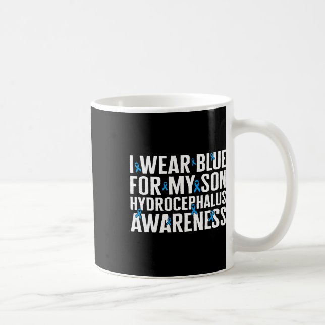 Mug Sensibilisation Je Porte Du Bleu Pour Mon Fils Rub (Droite)