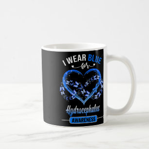 Mug Sensibilisation Je porte le coeur papillon bleu