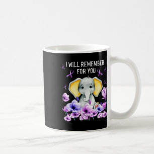 Mug Sensibilisation Joli Eléphant Je Me Souviendrai De