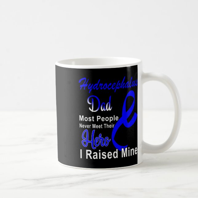 Mug Sensibilisation Papa Blue Ribbon Père Soutien (Droite)