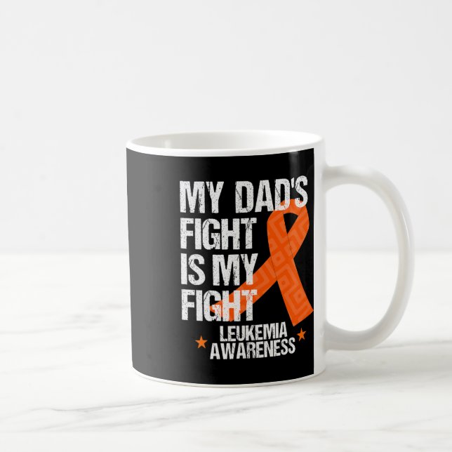 Mug Sensibilisation Papa combat Orange Ribbon Idée cad (Droite)