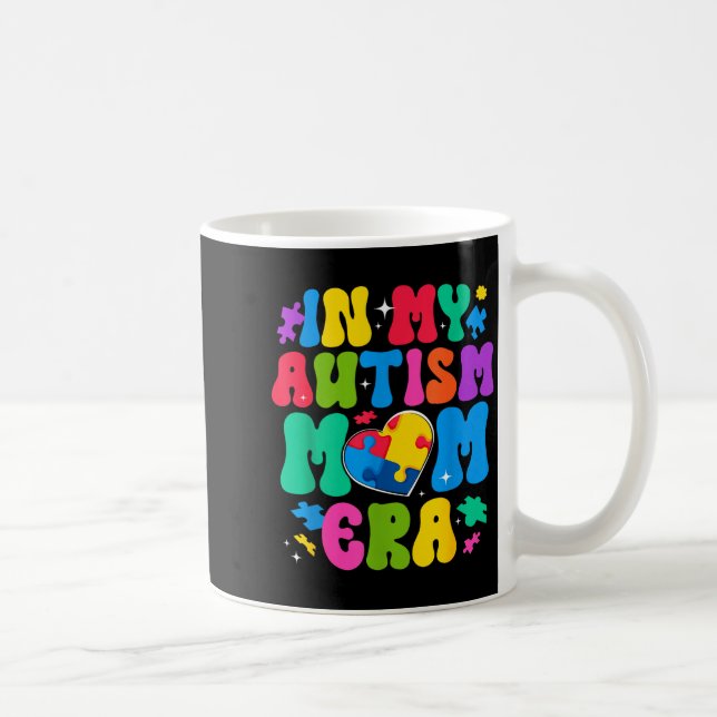 Mug Sensibilisation rétro à l'autisme à l'ère de la mè (Droite)