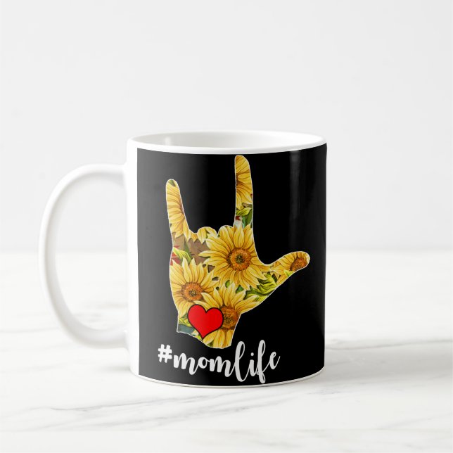 Mug Sensibilisation Sourde Langue des signes Langue de (Gauche)