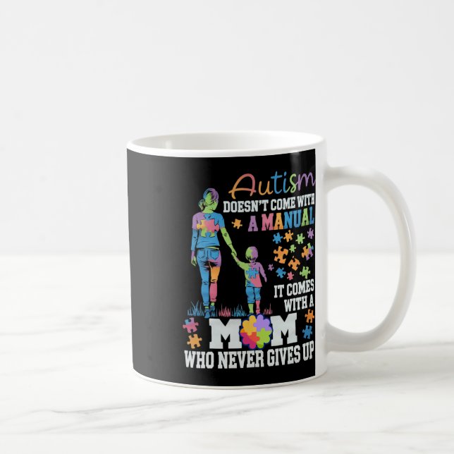 Mug Sensibilisation sur l'autisme 2025 ne contient pas (Droite)
