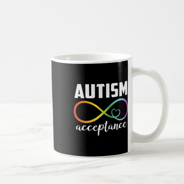 Mug Sensibilisation sur l'autisme Acceptation Sensibil (Droite)