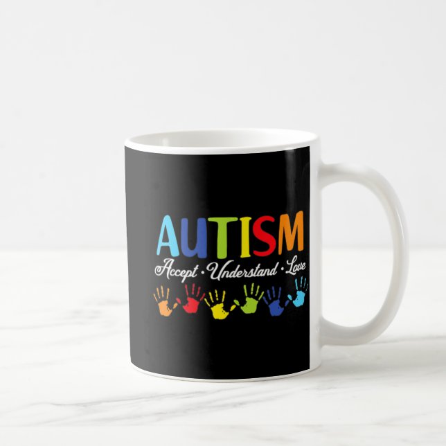 Mug Sensibilisation sur l'autisme Accepter Comprendre  (Droite)