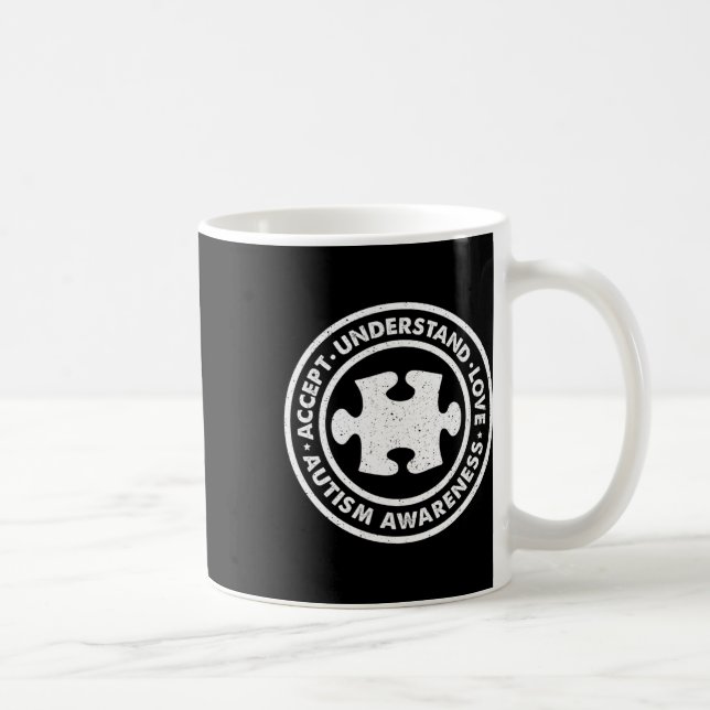 Mug Sensibilisation sur l'autisme Accepter Comprendre  (Droite)