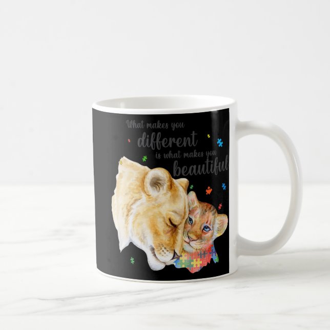 Mug Sensibilisation sur l'autisme Ce Qui Vous Fait Dif (Droite)