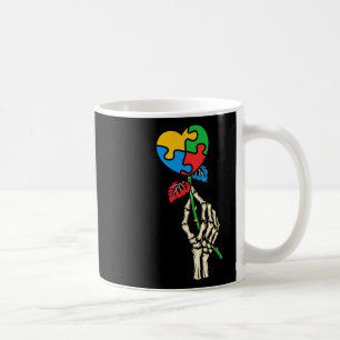 Mug Sensibilisation sur l'autisme Crâne Rose Autisme P