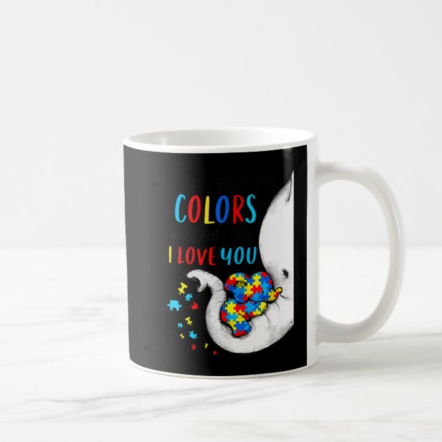 Mug Sensibilisation sur l'autisme Femmes Acceptation E (Droite)