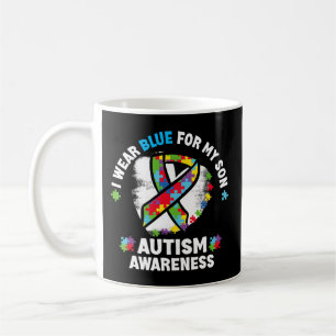 Mug Sensibilisation sur l'autisme - Je Porte Du Bleu P