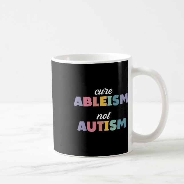 Mug Sensibilisation sur l'autisme L'Autisme Soutient L (Droite)