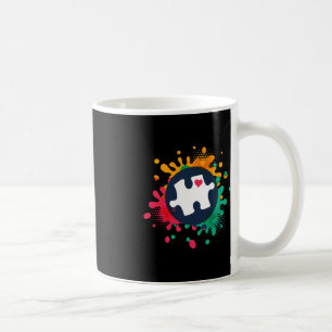 Mug Sensibilisation sur l'autisme Puzzle Piece Love Au