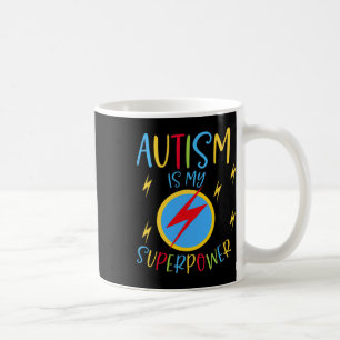 Mug Sensibilisation sur l'autisme Ruban Garçons Filles