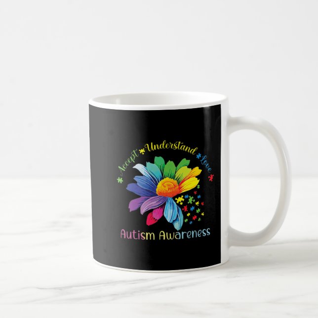 Mug Sensibilisation sur l'autisme Sunflower Accepter C (Droite)