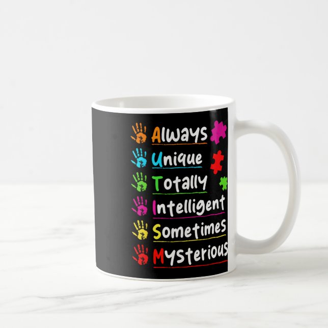 Mug Sensibilisation sur l'autisme toujours unique tota (Droite)